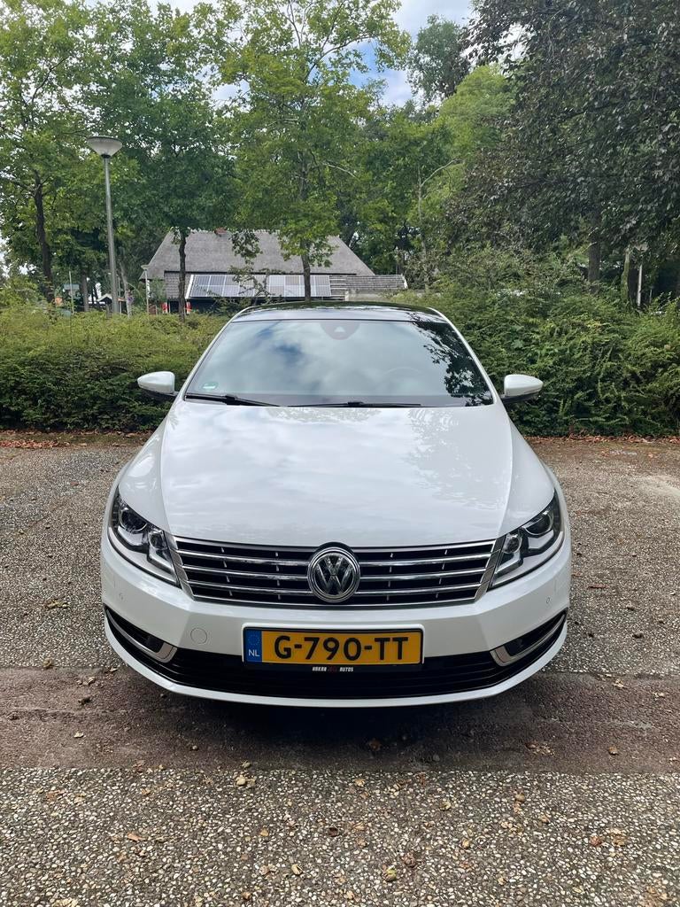 Volkswagen Passat 2.0 TDI 130KW CC DSG 2013 Wit, Auto's, Volkswagen, 1490 kg, 1800 kg, 4 cilinders, Wit