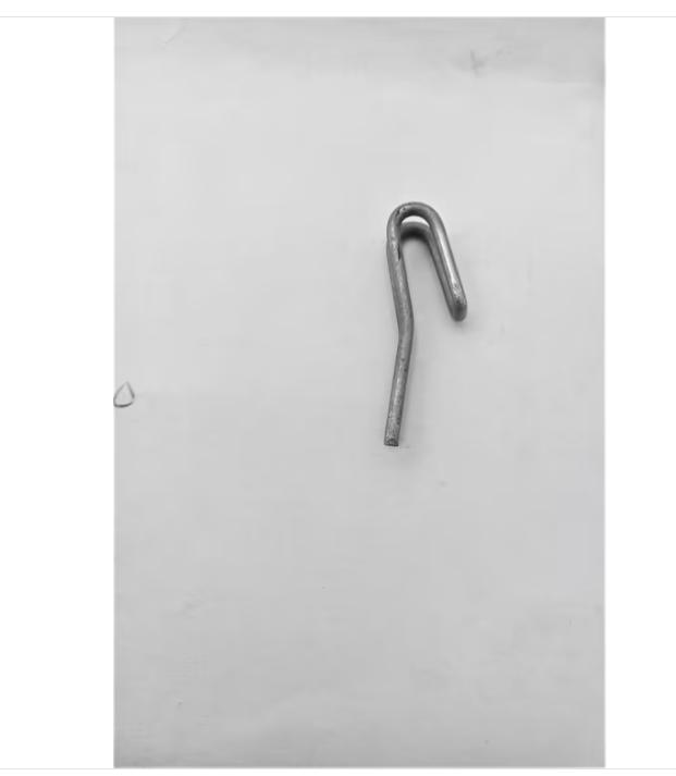 131 staal/ plooiband/haken, Ophalen of Verzenden, Gebruikt, Minder dan 50 cm, Minder dan 100 cm