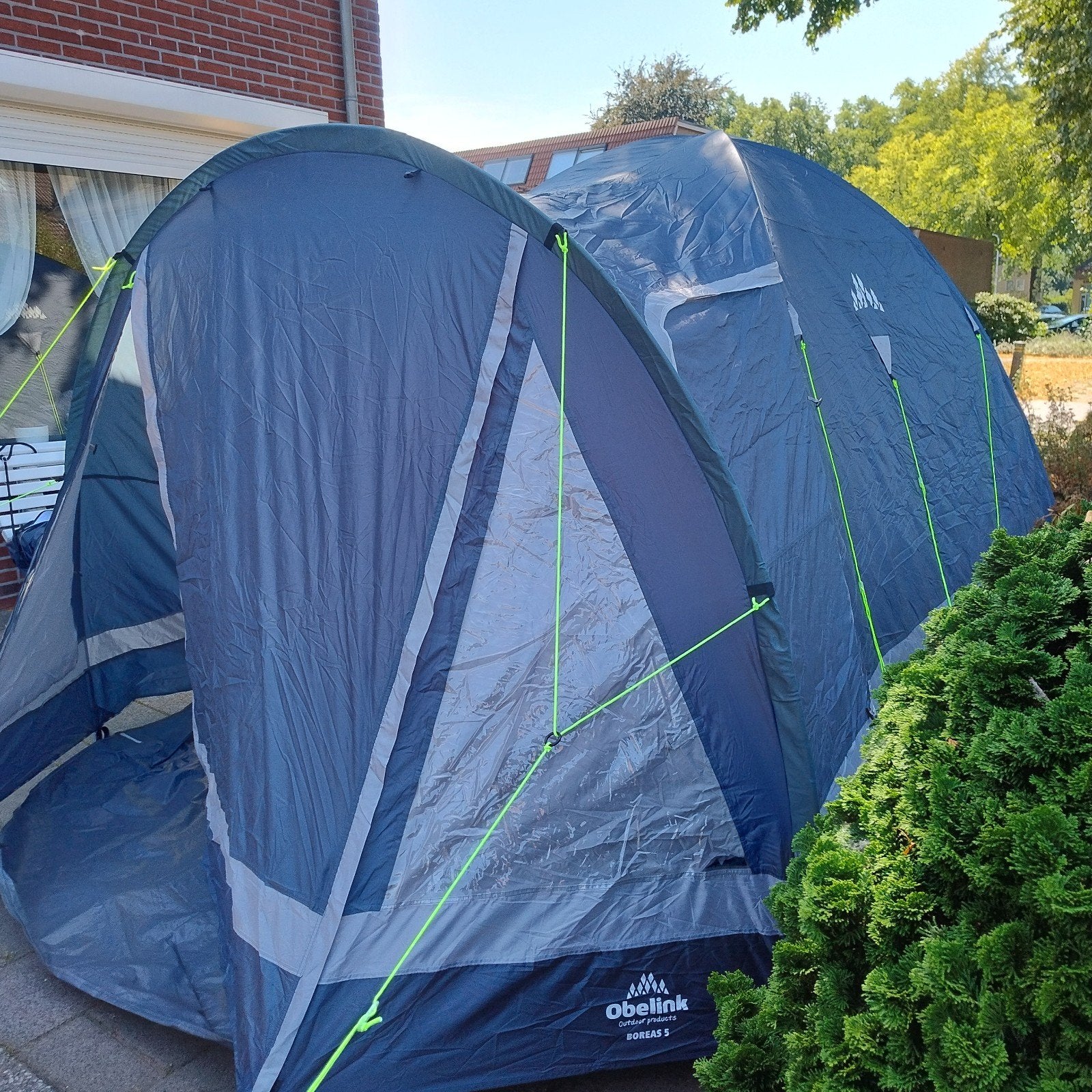 Obelink Boras 5 Koepeltent - Ruime 5-persoons tent, Ophalen, Zo goed als nieuw, Tot en met 5