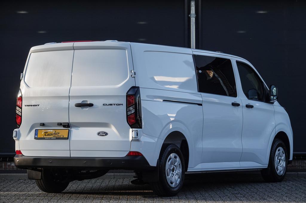 Ford Transit Custom L2H1 Dubbel Cabine 2.0Tdci 150Pk | Trend, Auto's, Bestelauto's, Voorwielaandrijving, 12 maanden, Stof, Gebruikt