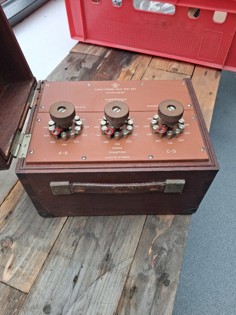 Antieke telefoonlijn test apperatuur., Ophalen of Verzenden