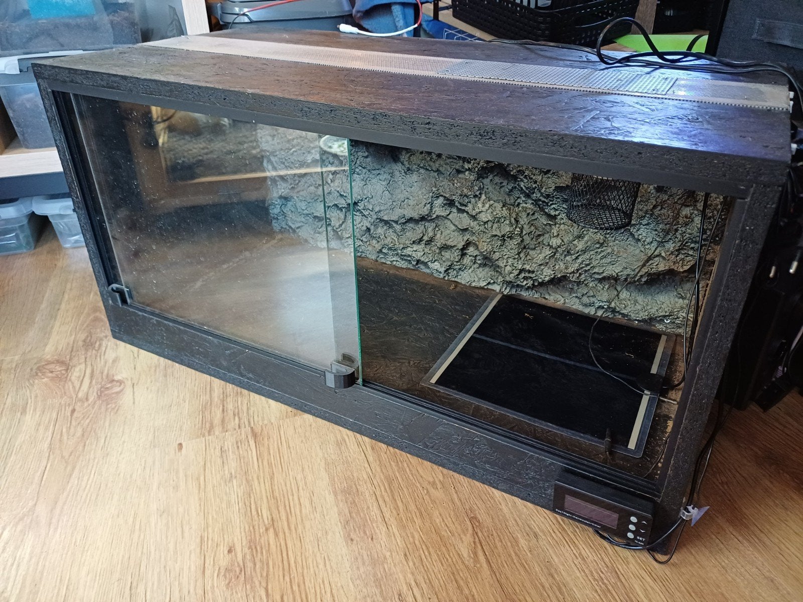 OSB terrarium 80x40x40 cm, Ophalen, Gebruikt, Terrarium of Paludarium