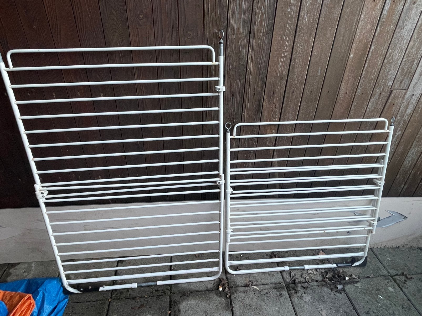 2 traphekjes, Tuin en Terras, Droogmolens en Wasrekken, Ophalen, Zo goed als nieuw, Wasrek