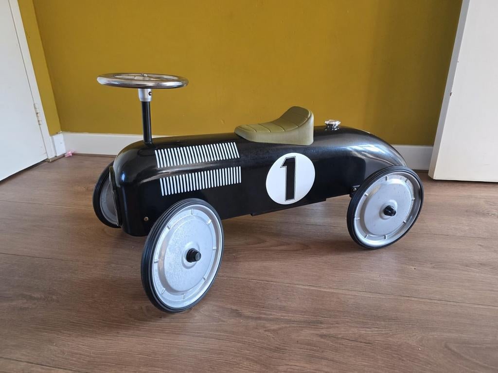 Vilac metalen loopwagen vintage zwart nr 1, Ophalen