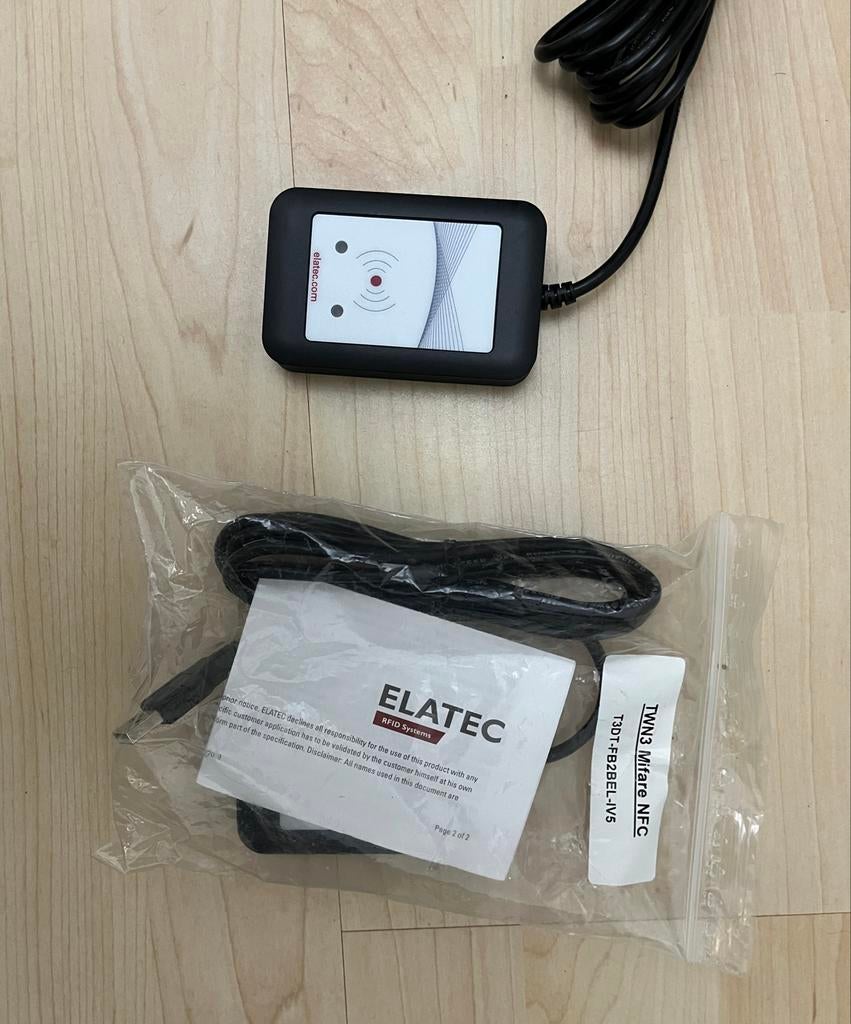 Elatec TWN3 Mifare NFC Chip- en Kaartlezer USB, Ophalen of Verzenden, Nieuw