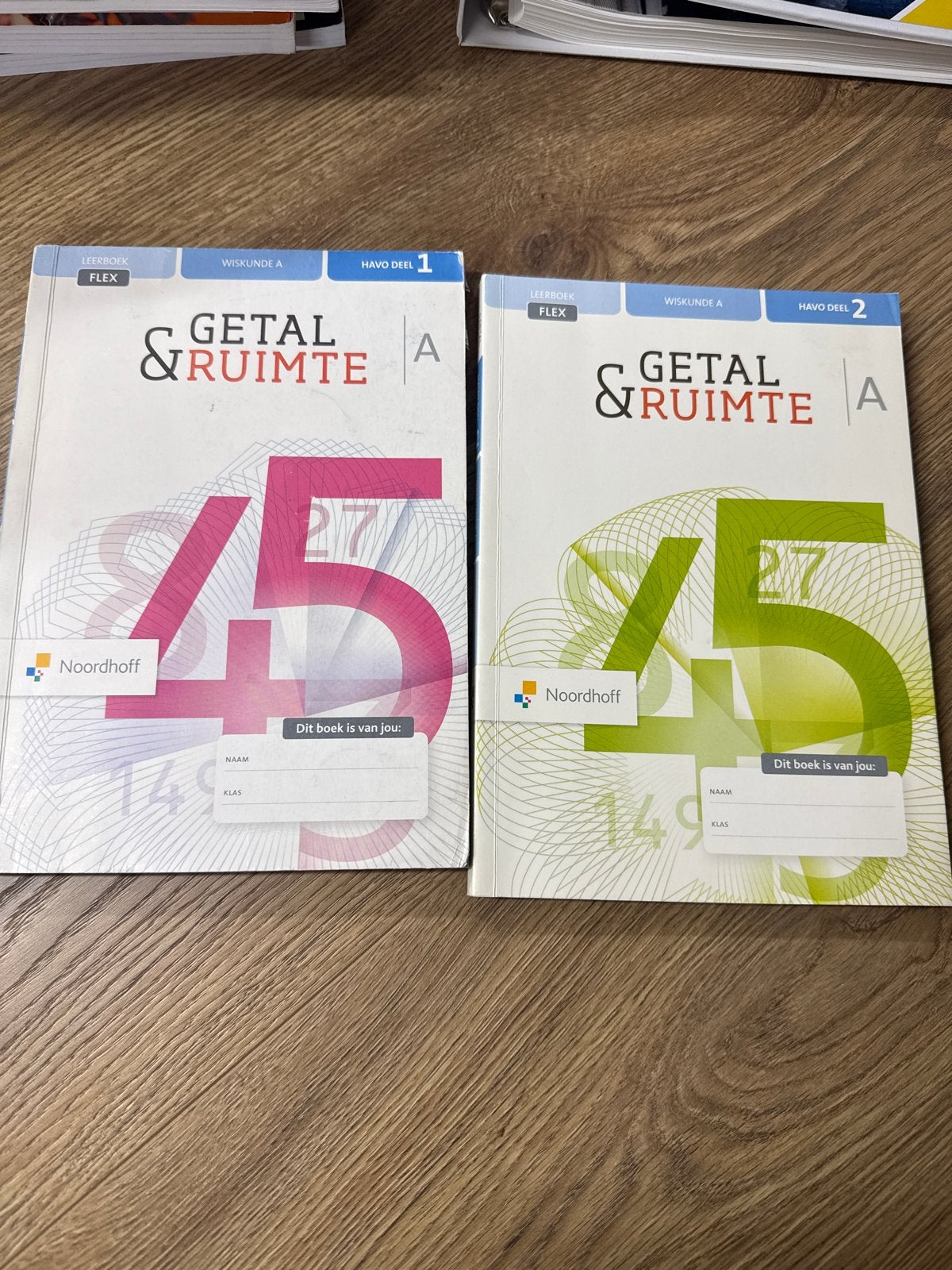 Getal & Ruimte Wiskunde A HAVO deel 1 & 2 Noordhoff, Ophalen of Verzenden, Gelezen, HAVO, Wiskunde A