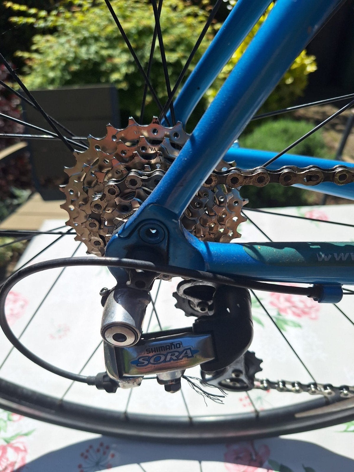 Jan Janssen racefiets - Nieuwe ketting en cassette, Ophalen of Verzenden