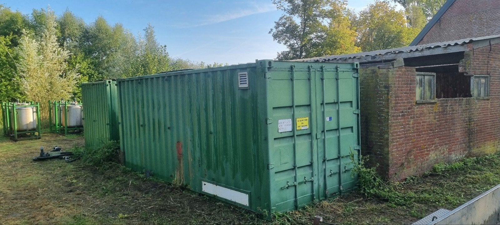 Grondwaterreinigingsinstallatie – 20 ft + 10 ft  4x RVS 850L, Ophalen