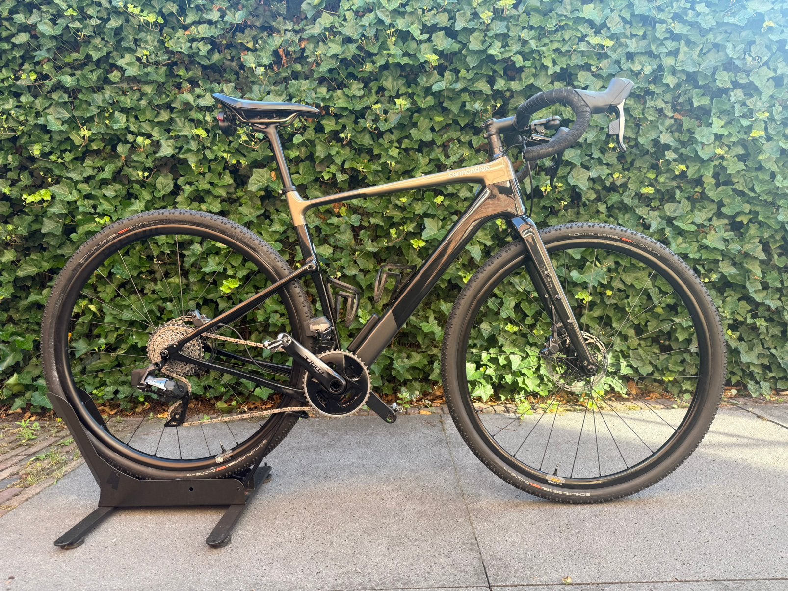 Cannondale Topstone  1 RLE Carbon Gravelbike SRAM Force AXS, Vering, Zo goed als nieuw, Schijfrem, 53 tot 57 cm