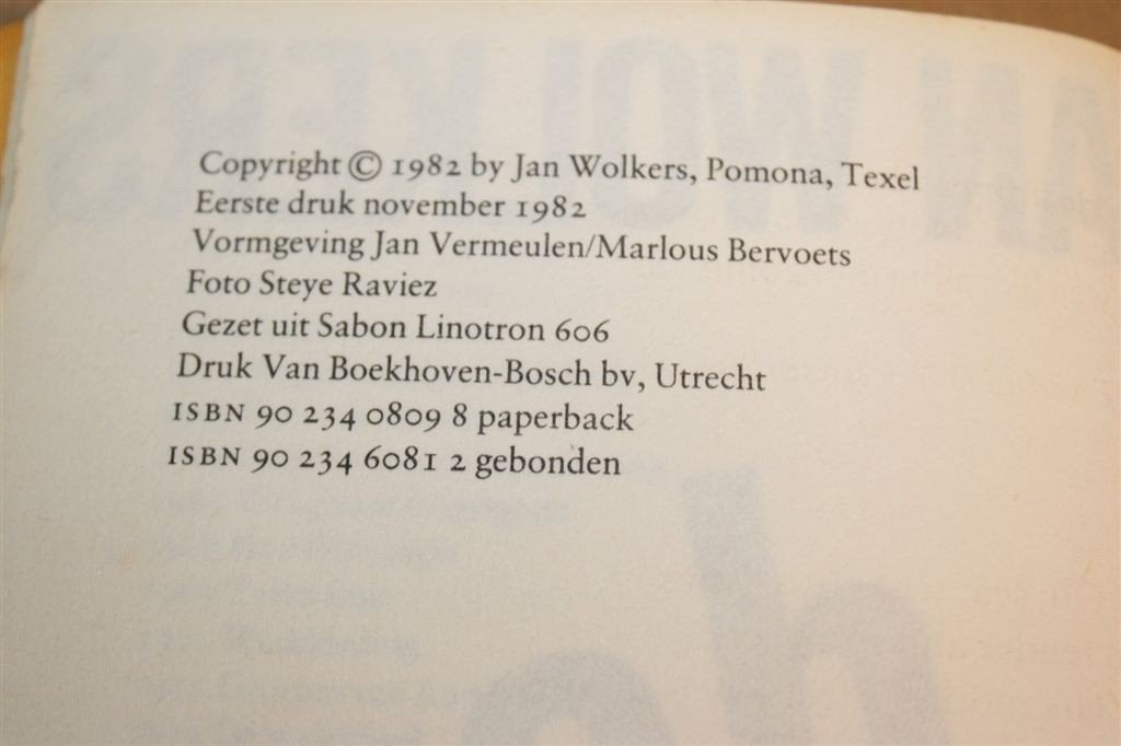 De Junival — Jan Wolkers, 1e druk 1982, Ophalen of Verzenden, Gelezen