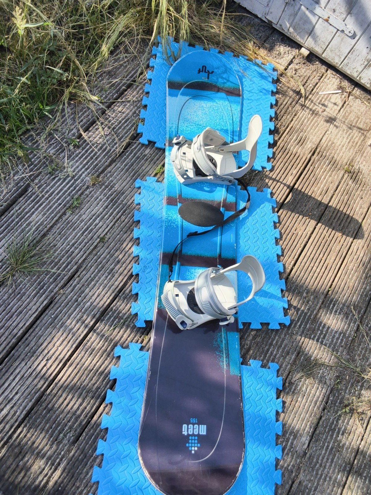 Stuf snowboard 155 cm met bindingen, Ophalen of Verzenden, Gebruikt, Board