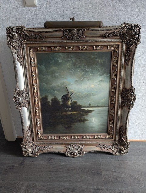 Schilderij van Schuller, Antiek en Kunst, Kunst | Schilderijen | Klassiek, Ophalen, Doek, Overige technieken, Gesigneerd