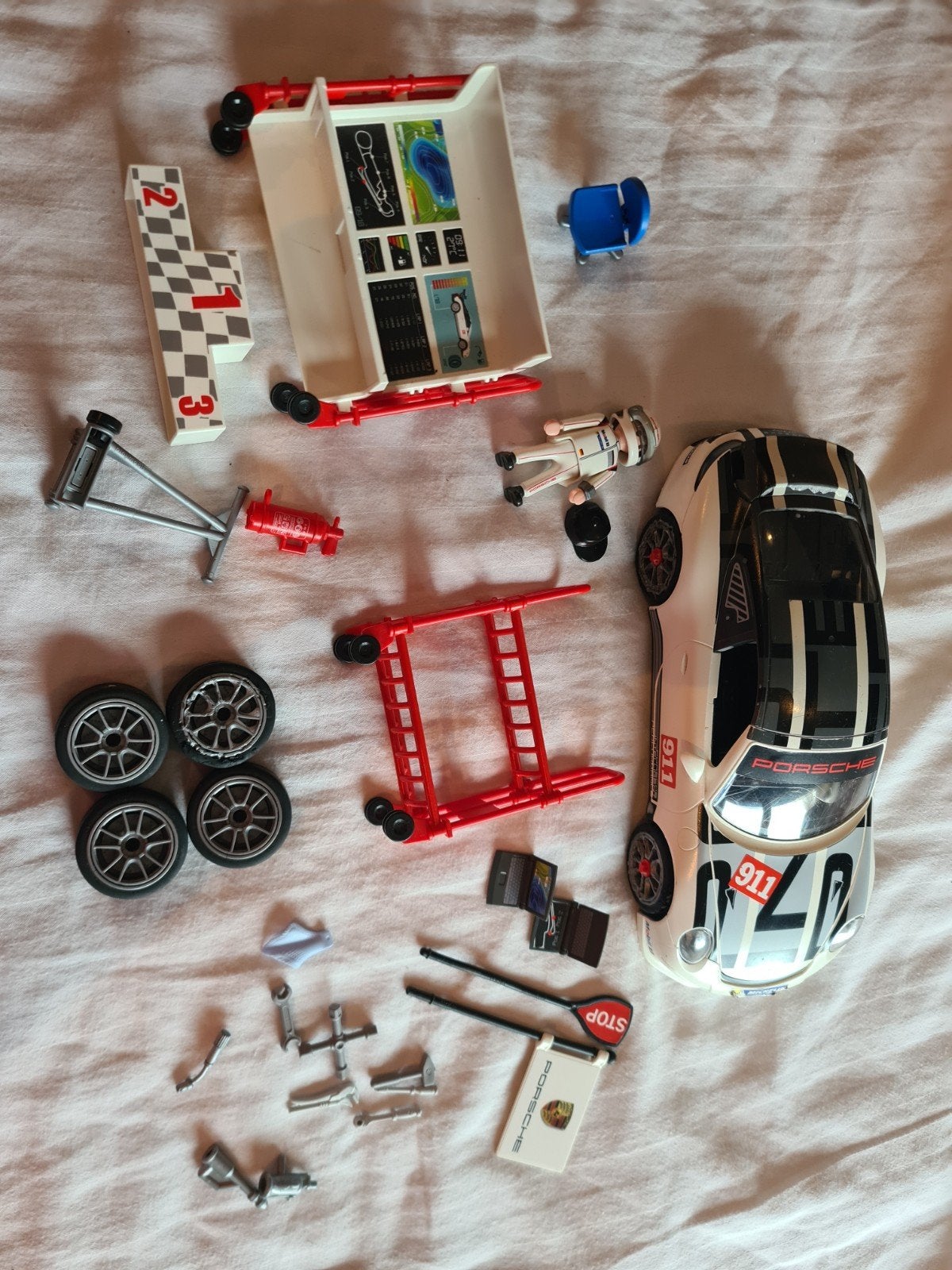 Playmobil Porsche 911 GT3 Cup met pitstop, Ophalen, Gebruikt