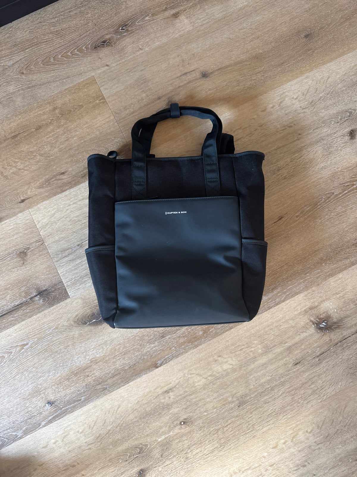 Kapten & Son rugtas -lindby all black, Overige merken, 25 tot 40 cm, Ophalen of Verzenden, Zo goed als nieuw