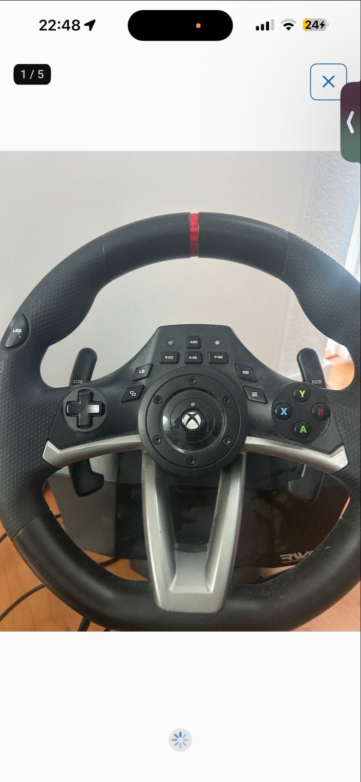 Hori Racing Wheel Overdrive voor Xbox One/Series X/S, Ophalen, Gebruikt, Stuurtje of Sportattribuut, Xbox One
