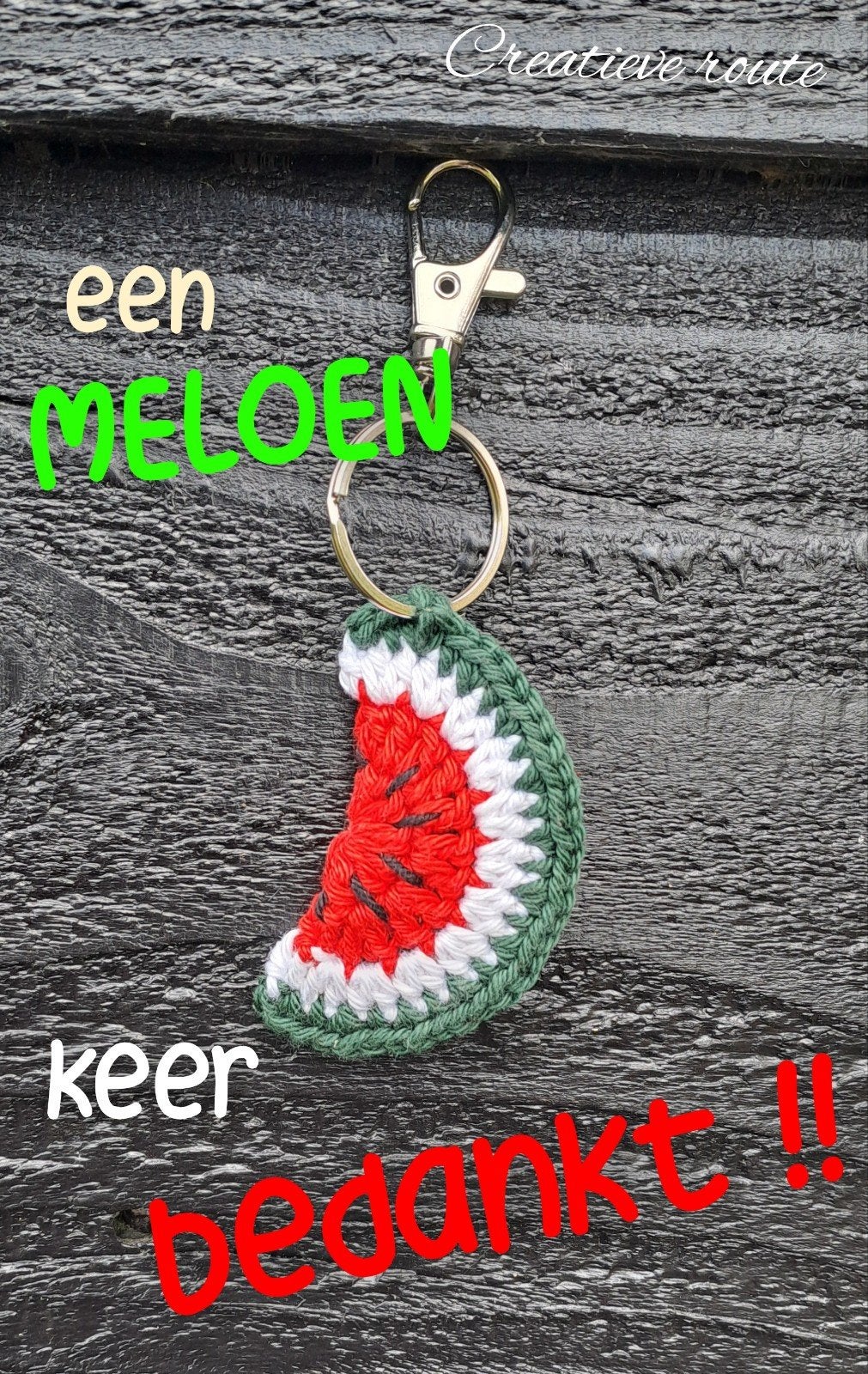 Sleutelhanger meloen, Ophalen of Verzenden, Nieuw