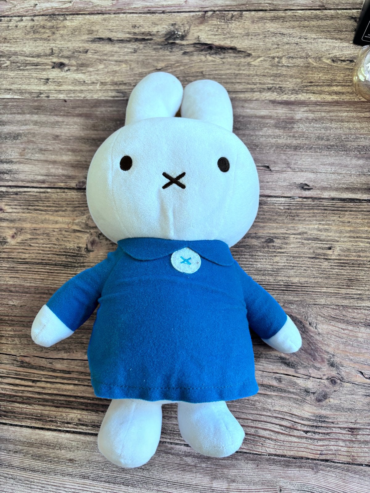 Nijntje knuffel met blauwe jurk - Zo goed als nieuw, Overige merken, Konijn, Nijntje, Ophalen of Verzenden