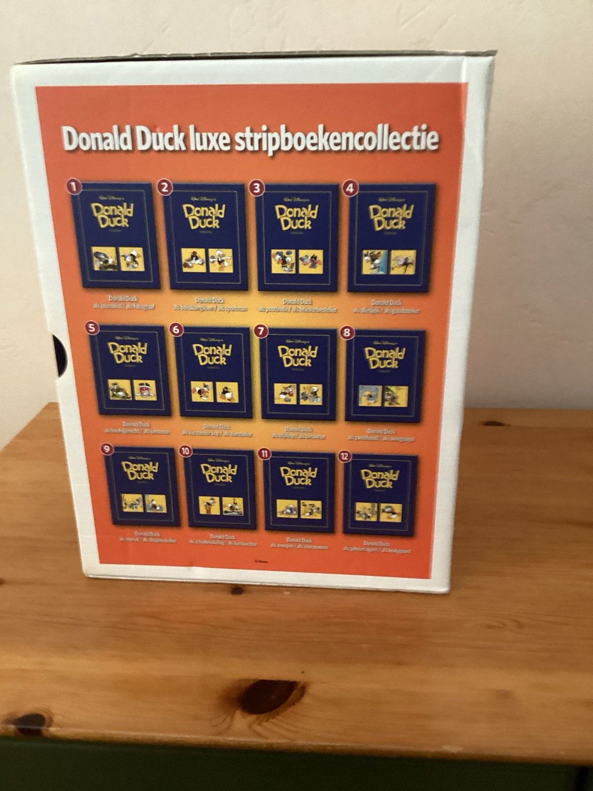 Donald Duck gebonden boeken serie - 12 stuks, Complete serie of reeks, Ophalen, Zo goed als nieuw
