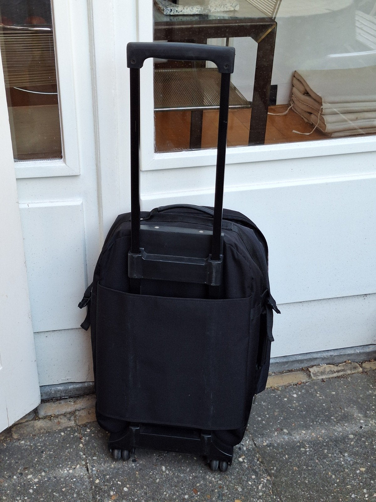 2 gebruikte handbagage koffertjes, Gebruikt, 50 tot 60 cm, Zacht kunststof, 35 tot 45 cm