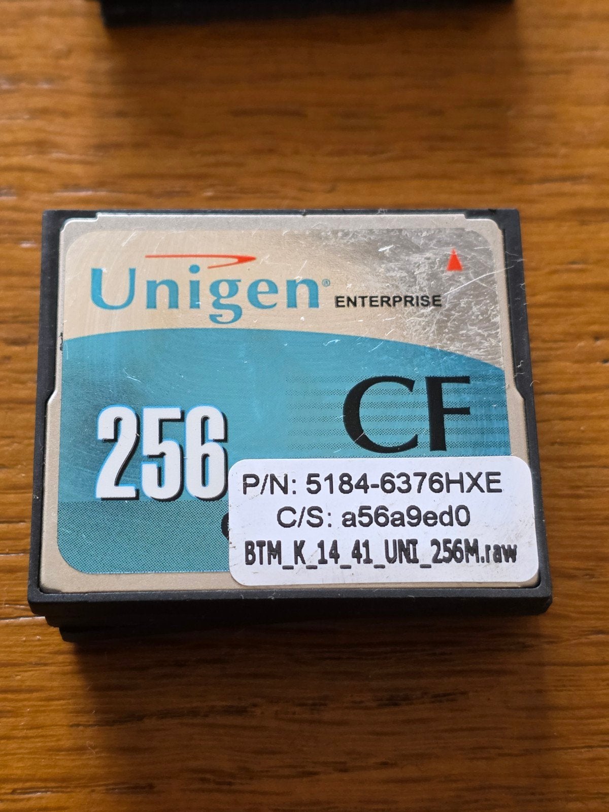 Unigen Enterprise 256MB Compact Flash (CF) Geheugenkaart, Gebruikt, Unigen, Minder dan 2 GB, Ophalen of Verzenden