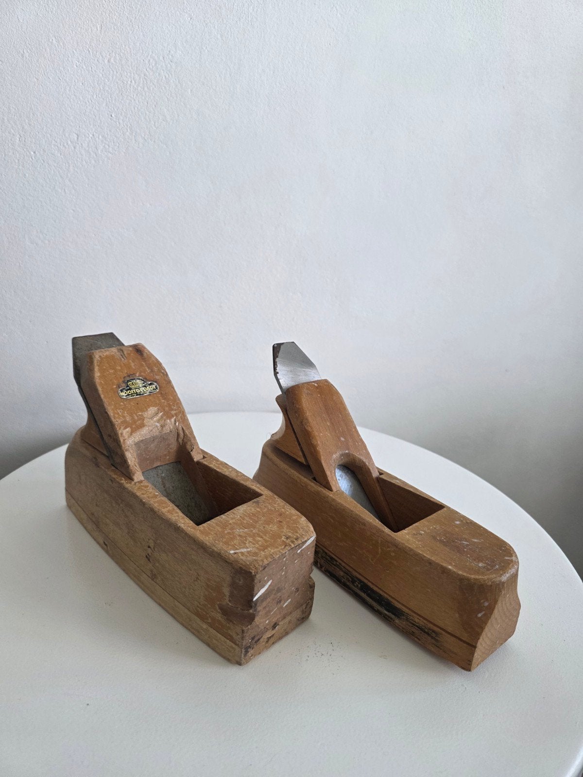 2 Vintage blokschaven van Nooitgedacht, Antiek en Kunst, Ophalen