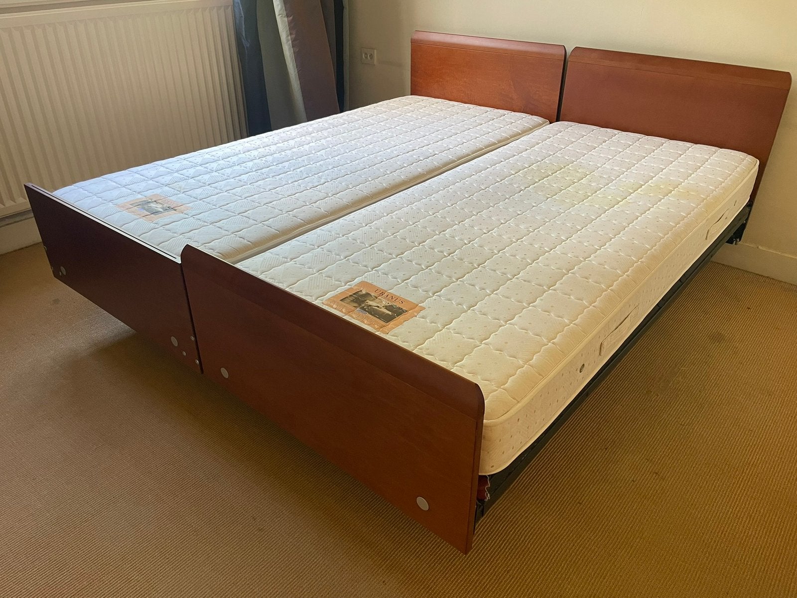 Auping tweepersoonsbed, Ophalen, Gebruikt, Tweepersoons