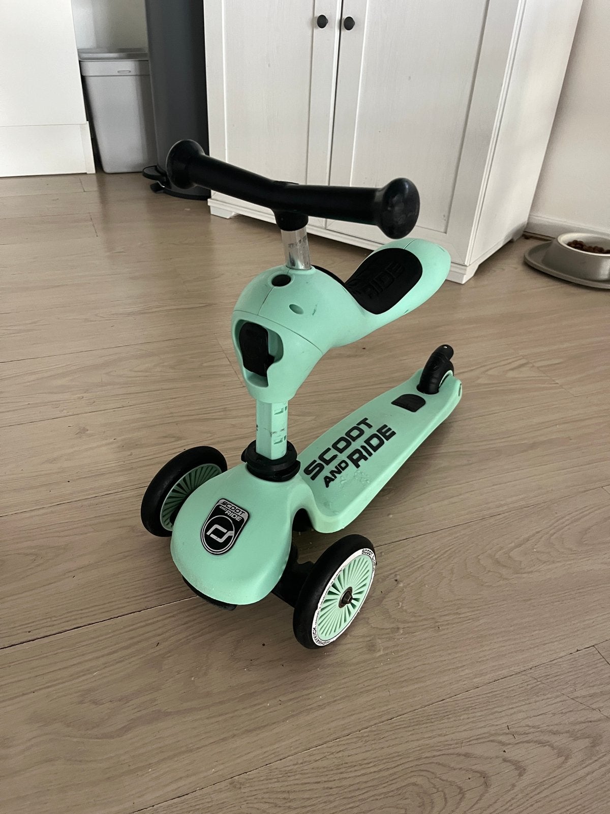 Scoot and Ride Highwaykick 1 step/loopfiets mintgroen, Ophalen of Verzenden, Gebruikt, Gewone step, Scoot and Ride
