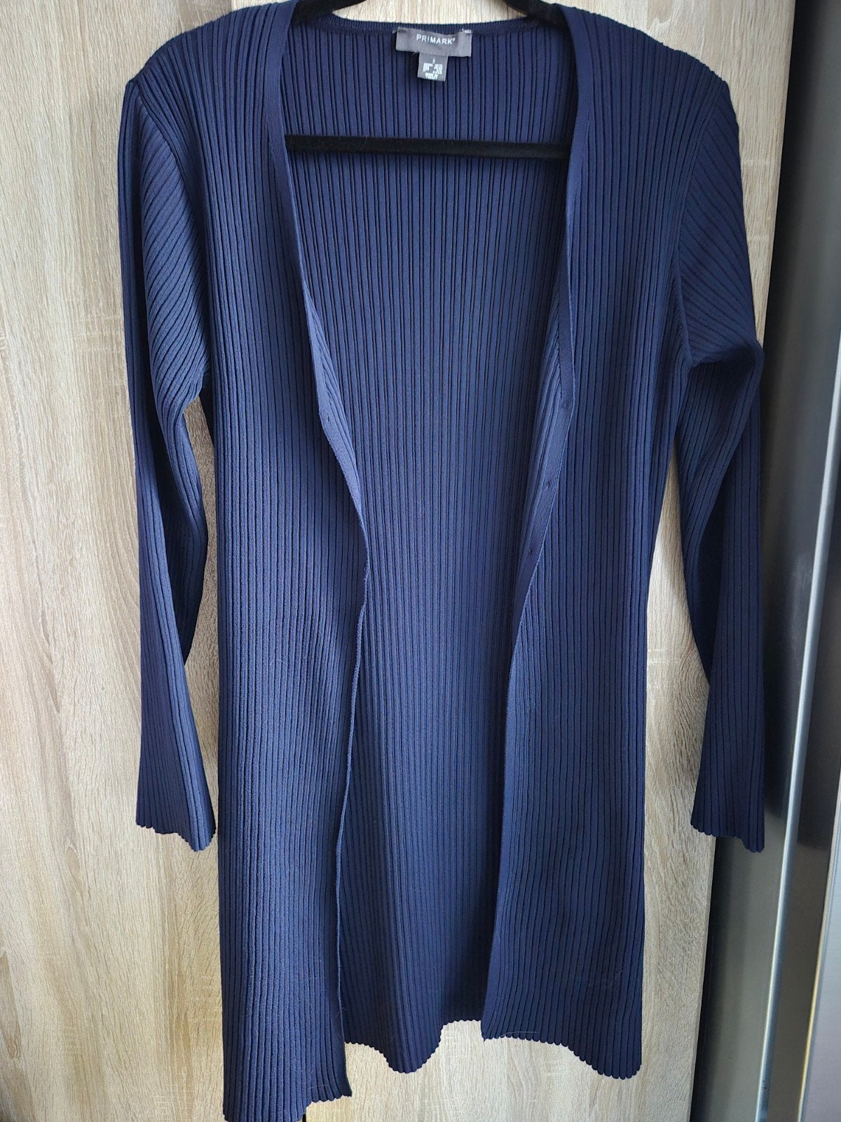 Primark Donkerblauwe Geribbelde Cardigan Maat S, Ophalen of Verzenden, Zo goed als nieuw, Maat 36 (S), Primark