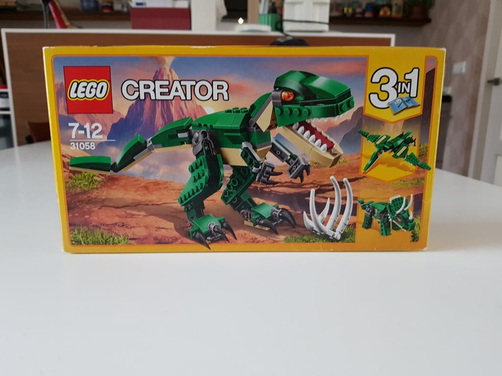 3in1 lego set T-rex, Lego, Nieuw, Ophalen of Verzenden, Compleet
