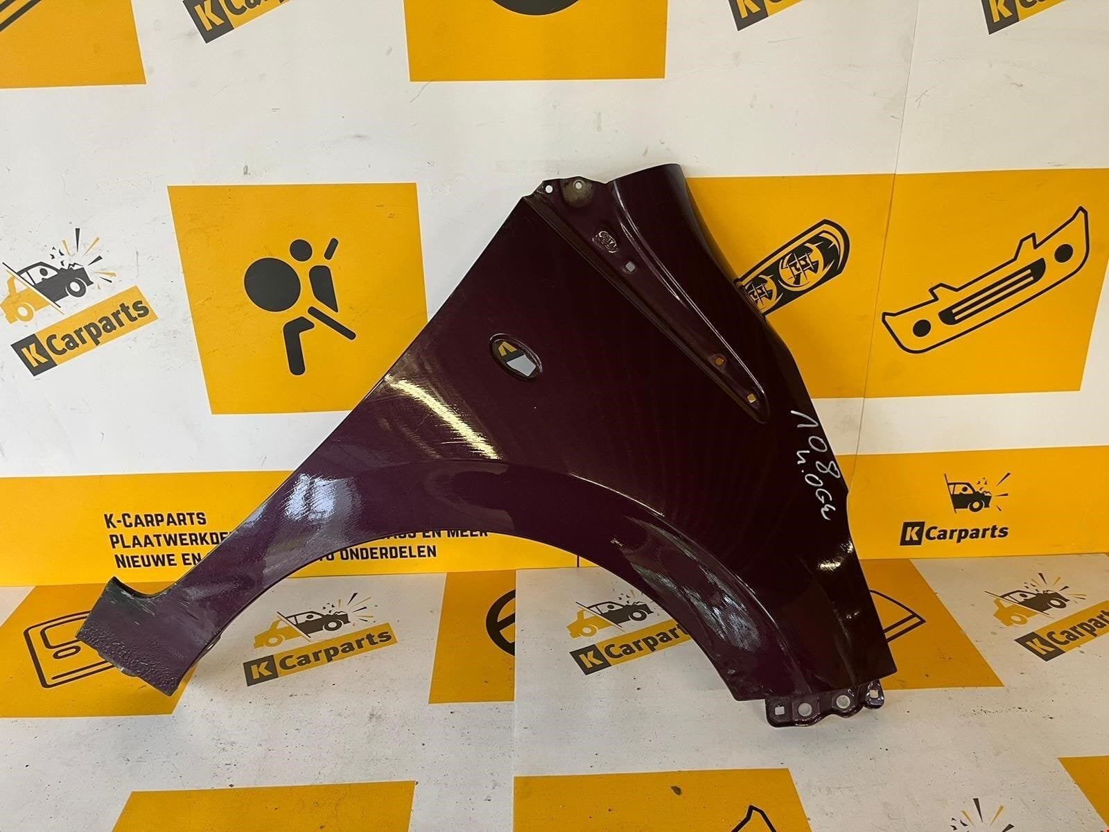 Spatbord Peugeot 108 rechts zijscherm 2014-2022, Info@fabrikant.eu, Fabrikantstraat 1
1000 AA  Amsterdam, NL, Ophalen of Verzenden