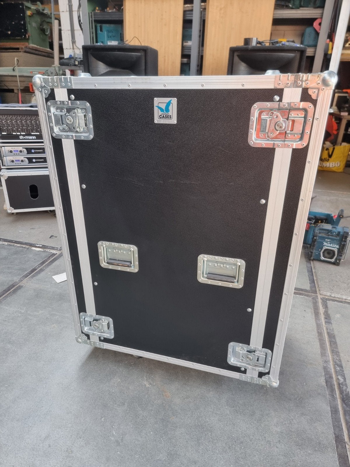 Amptown Cases RACK DDA-24 XL Black Flightcase serverkast, Ophalen, Gebruikt, Speaker of Versterker, Flightcase