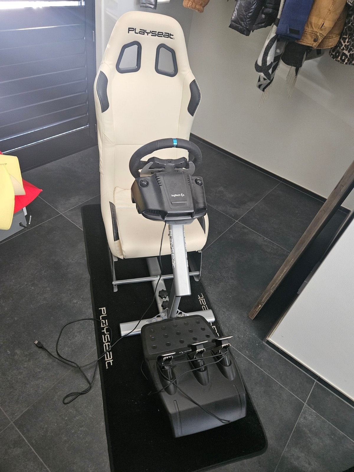 Logitech G29 racestuur met Playseat Evolution, Ophalen, Overige merken, Zo goed als nieuw