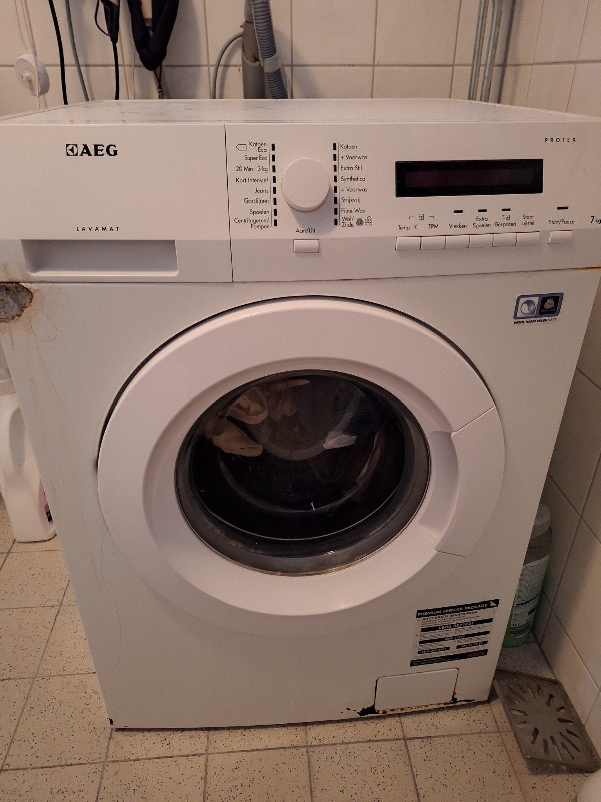 AEG lavamat., Witgoed en Apparatuur, Wasmachines, Ophalen, 1200 tot 1600 toeren, 85 tot 90 cm
