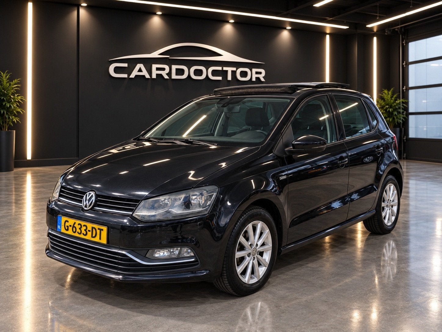 Volkswagen Polo 1.4 TDI Lounge Edition - Pano - Automaat - C, Auto's, Gebruikt, Euro 6, 580 kg, Zwart