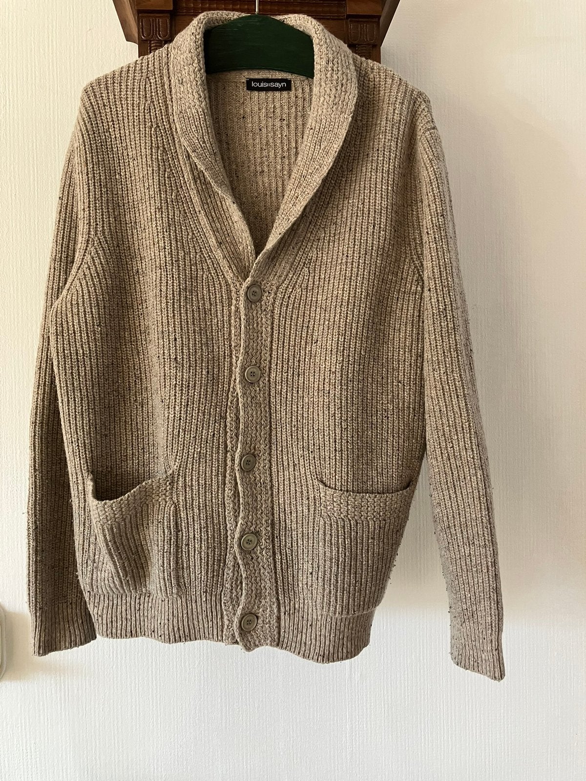 Peter Hahn lichtbruin vest 80% wol mt 50 izgs, Ophalen of Verzenden, Gedragen, Maat 48/50 (M), Bruin