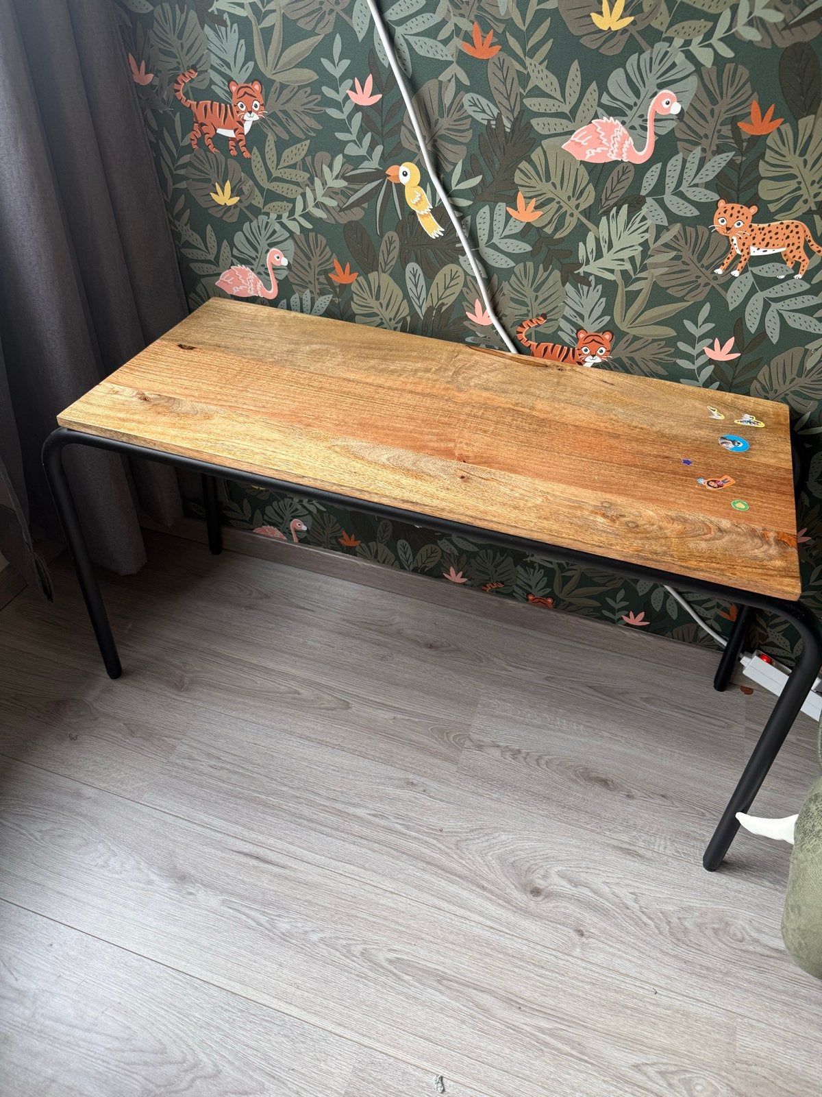 Houten kinderbureau met stoel, Ophalen, Gebruikt, Tafel(s) en Stoel(en)