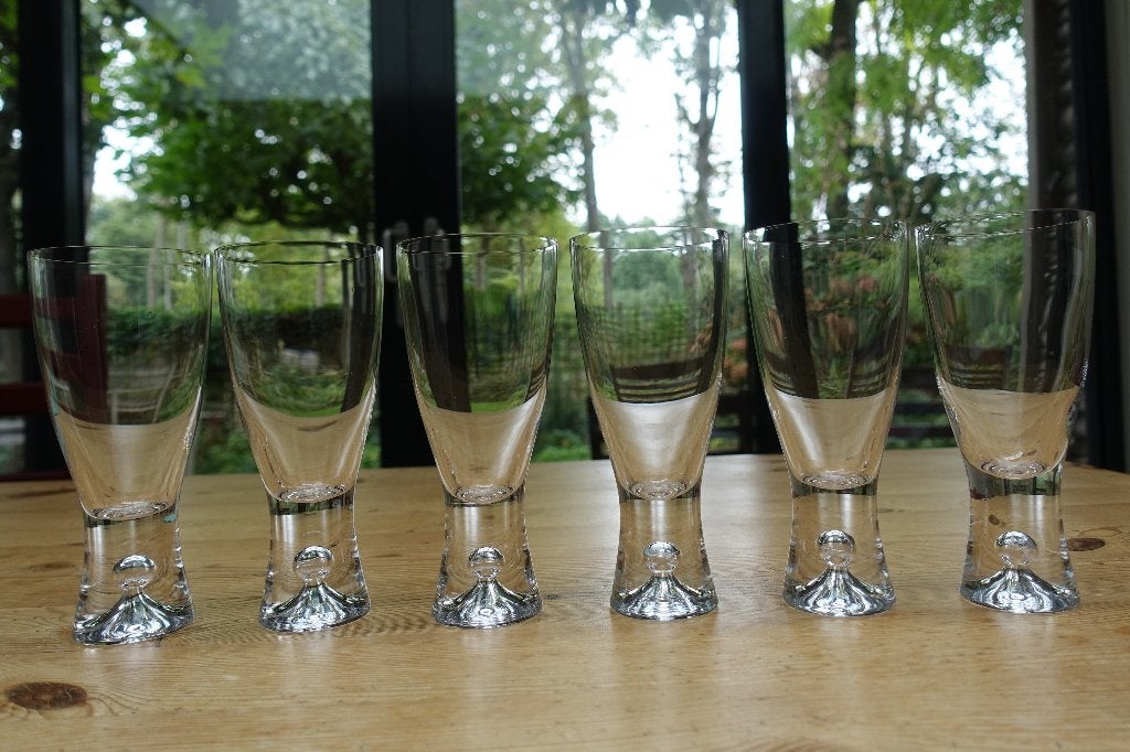 Iittala Tapio bokalen / bierglazen 6 stuks, Ophalen of Verzenden