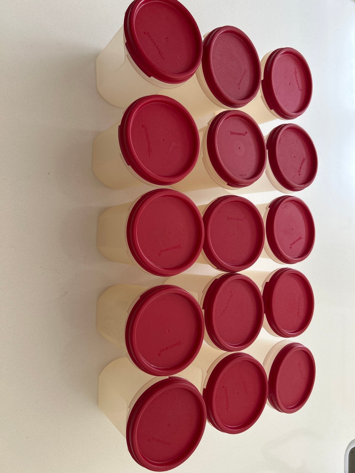 Tupperware Ruimtespaarders 15 stuks - 440 ML, Overige kleuren, Bewaardoos, Verzenden, Zo goed als nieuw