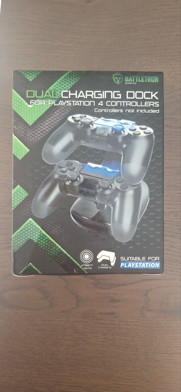 Battletron Dual Charging Dock voor PlayStation 4 Controllers, Ophalen, Nieuw, Voeding, Oplader of Kabel, PlayStation 4