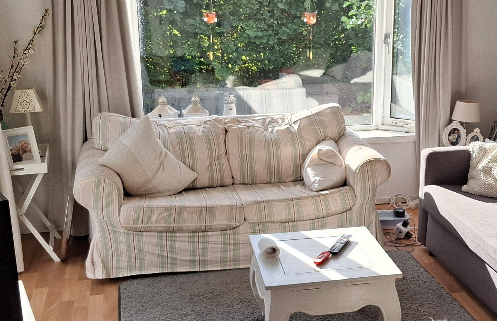 GRATIS  ikea Ektorp Bank 2 zit, Gebruikt, Tweepersoons, 75 tot 100 cm, Ophalen of Verzenden