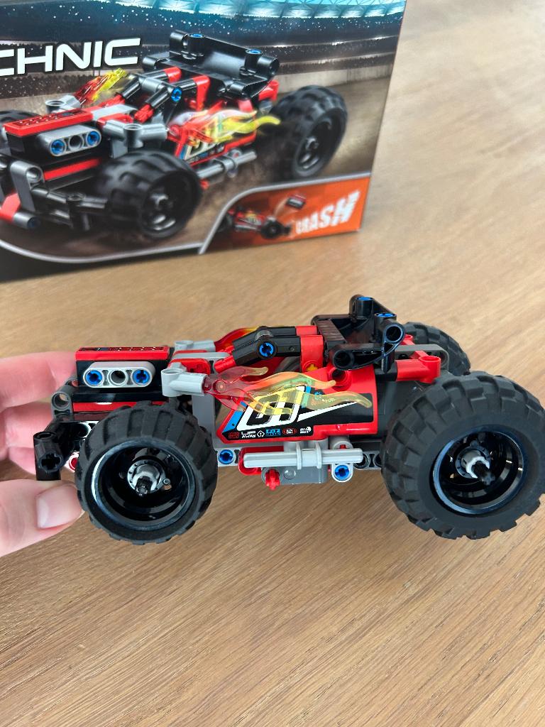 Lego Technic Bash pull back auto 42073, Compleet, Lego, Ophalen of Verzenden, Zo goed als nieuw