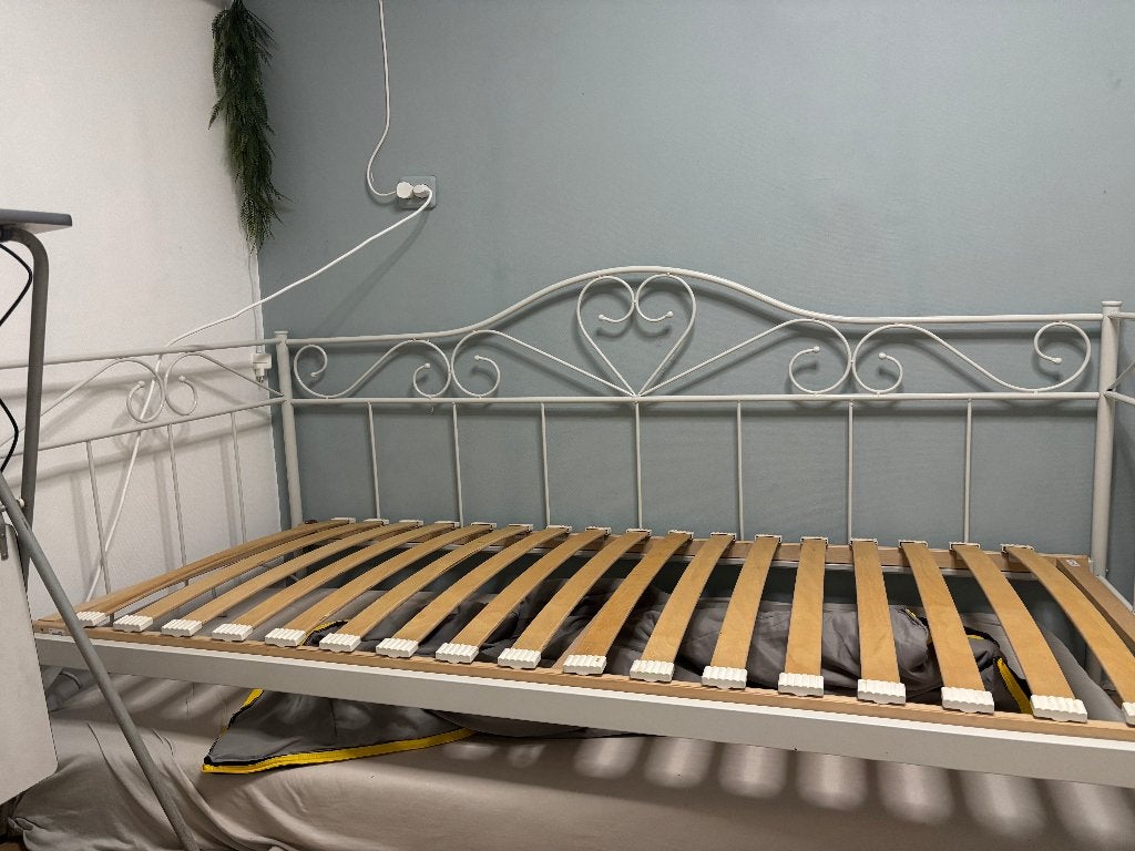 1 persoonsbed, Ophalen, Gebruikt, 90 cm, Eenpersoons