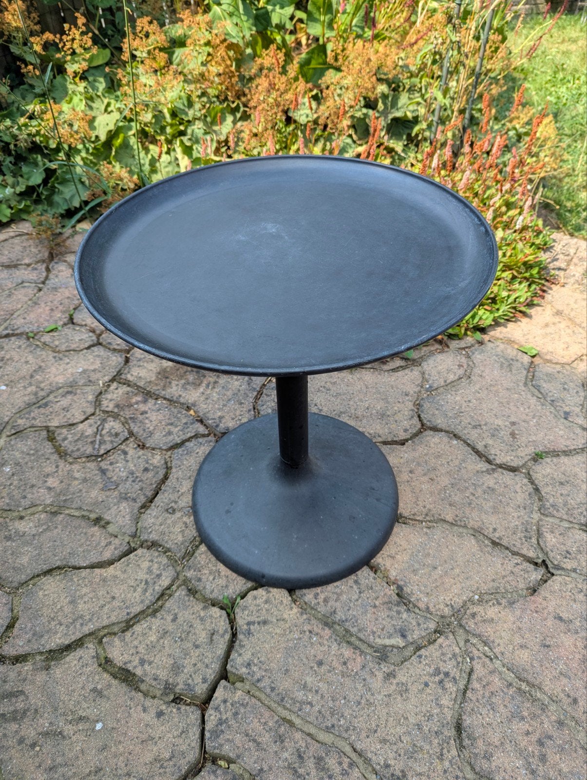 IKEA PS bijzettafel met afneembaar dienblad, Kunststof, Gebruikt, Design, Modern, Rond