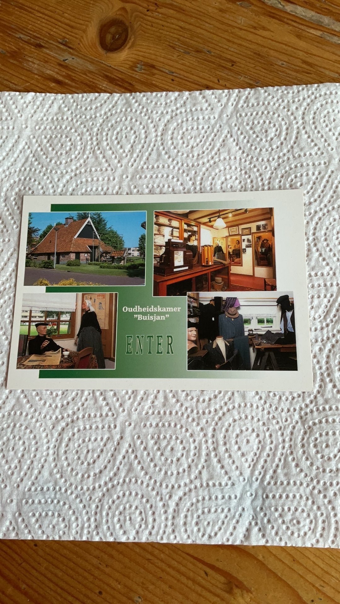 Postkaart - Enter - Oudheidskamer, Ophalen of Verzenden, 1980 tot heden, Ongelopen, Gebouw