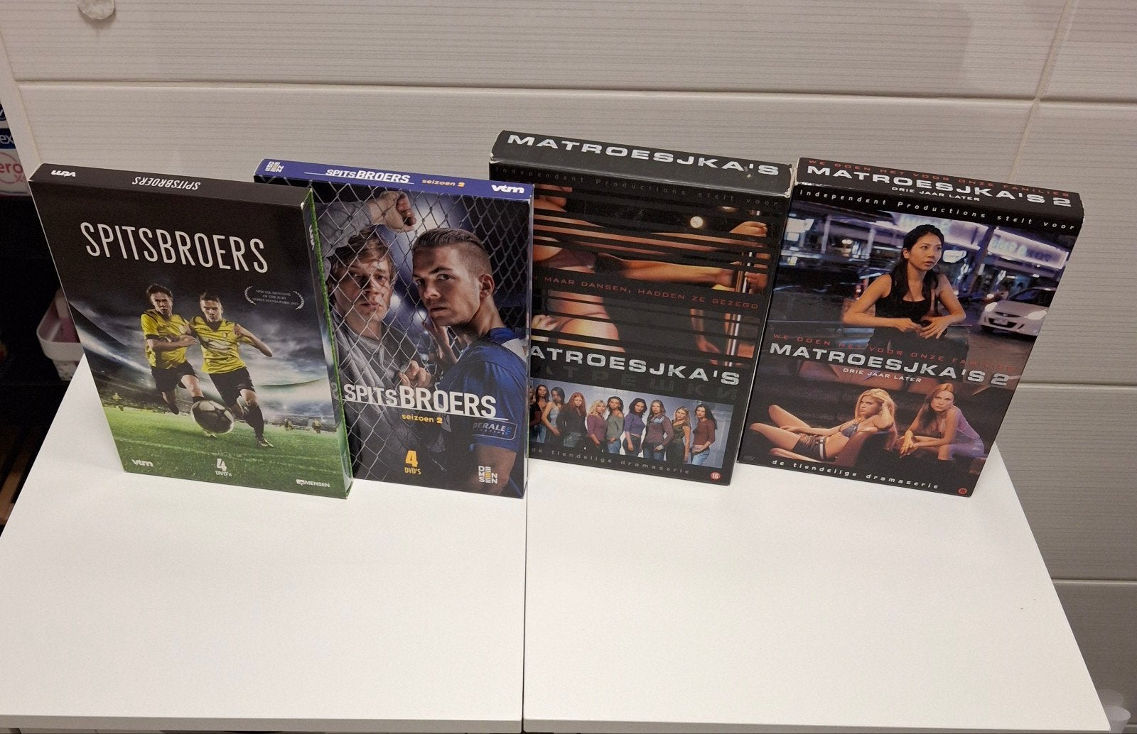 Complete vlaamse serie spitsbroers + matroesjka s, Alle leeftijden, Ophalen of Verzenden, Zo goed als nieuw, Drama