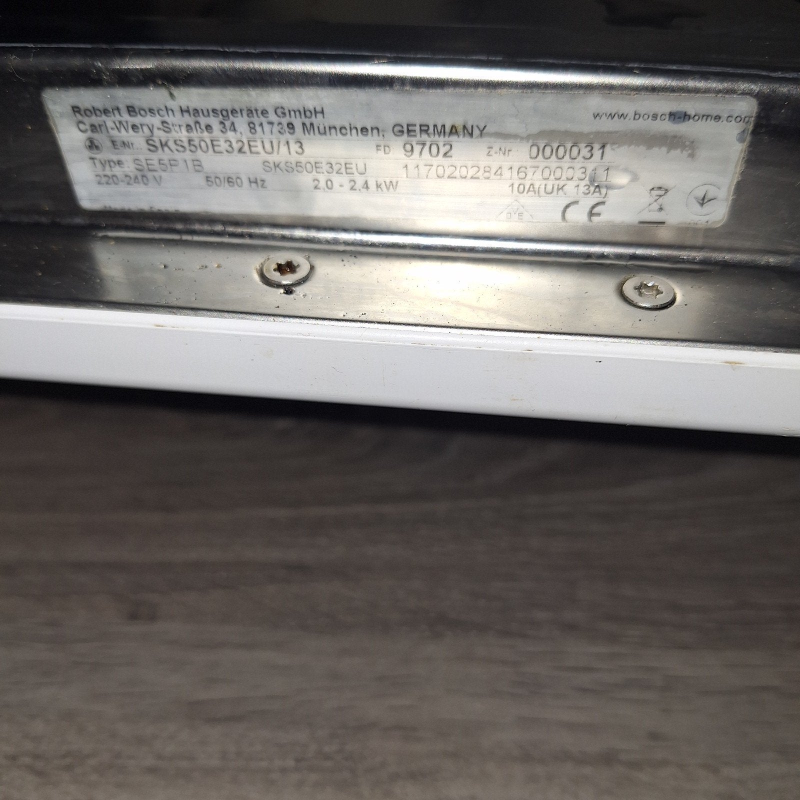 Foto 4 van Compacte Bosch vaatwasser SKS50E32EU/13