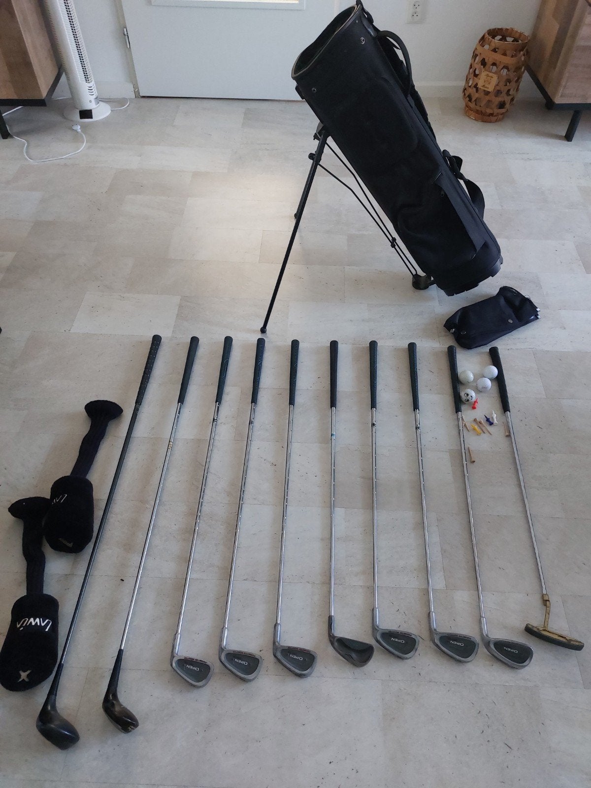 Dynatour heren golfset - Rechtshandig met golftas, Ophalen of Verzenden, Gebruikt, Set, Overige merken