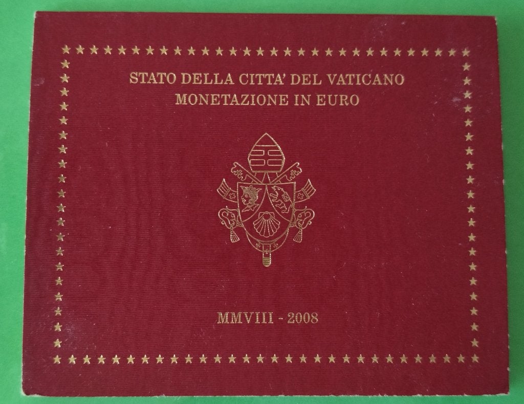 Euro Muntset Vaticaan 2008 BU, Ophalen of Verzenden, Vaticaanstad, Overige waardes, Setje