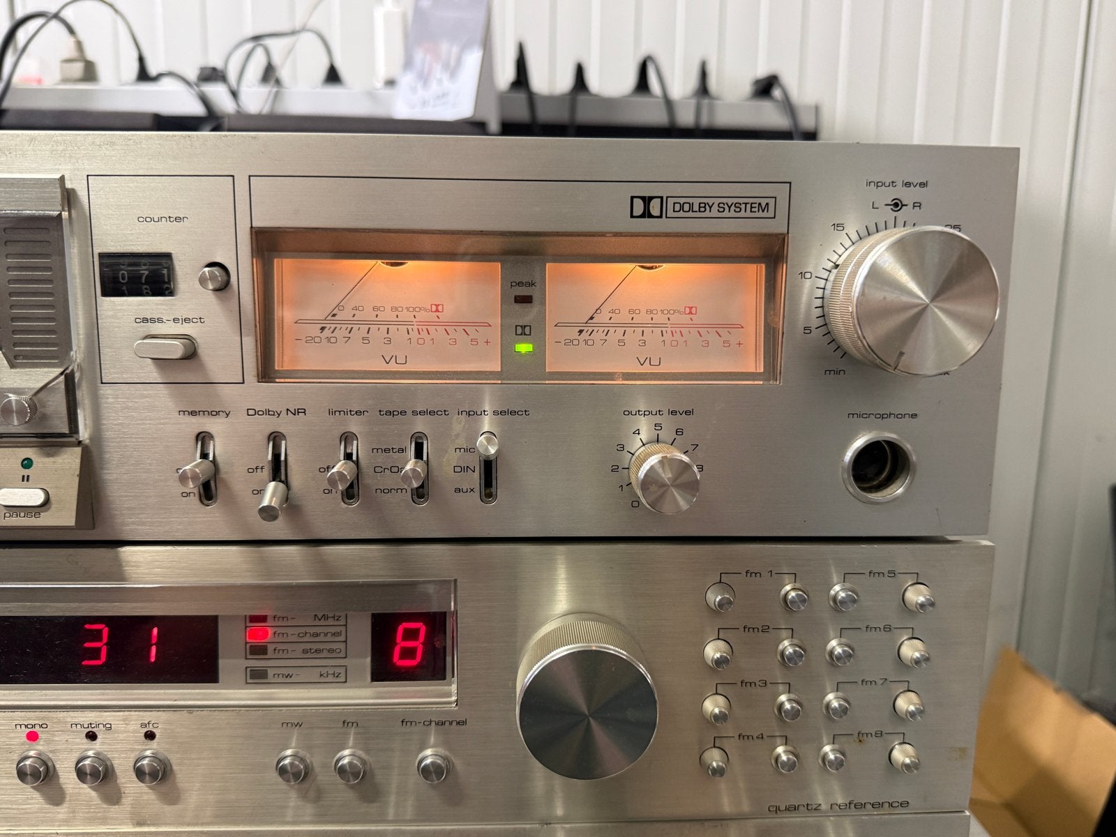 Saba stereo setje, Audio, Tv en Foto, Stereo-sets, Saba, Gebruikt, Cassettedeck, Losse componenten