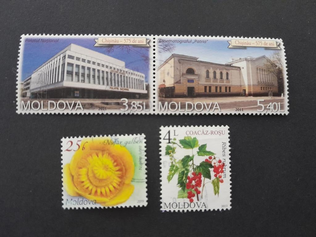 Moldavië kaveltje gestempelde postzegels, Ophalen of Verzenden, Overige landen, Gestempeld